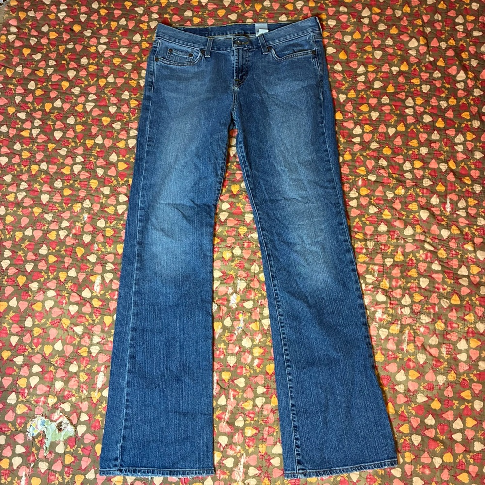 Y2k Lucky Brand Sweet N Low Low Rise Bootcut Flare Jeans Size 30 Long